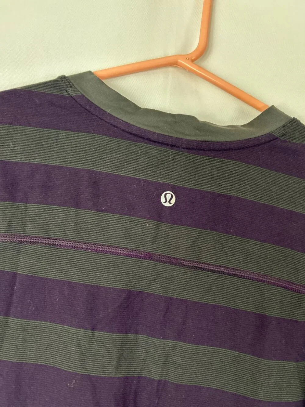 lululemon Purple Stripe Shirt Long Sleeve L